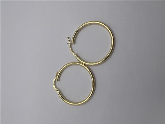 Orecchini Domar Donna Cerchi argento 925 lisci in Argento ORAR-444-280 - ORAR-444-280